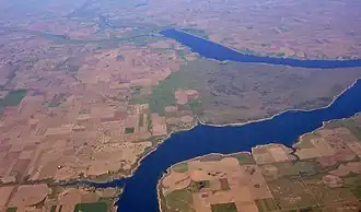 Аэрофотосъёмка водохранилища летом 2010 г.