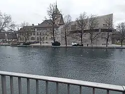 Вид с восточного берега реки Лиммат