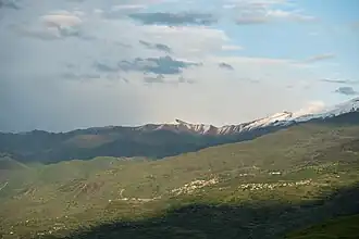 Вид на Хучаду с противоположного склона