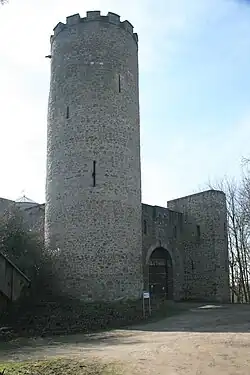 Главная башня замка