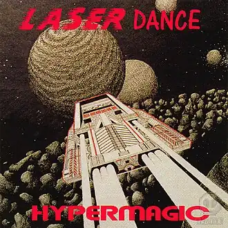 Обложка альбома Laserdance «Hypermagic» (1993)