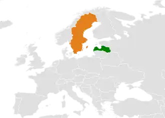 Швеция и Латвия