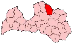 Валкский район на карте