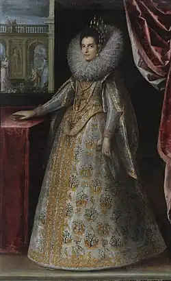 Портрет кисти Перанды (1611).Герцогский дворец, Мантуя.