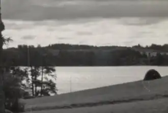 Вид на озеро Раценю. Фотография 1930-х гг.