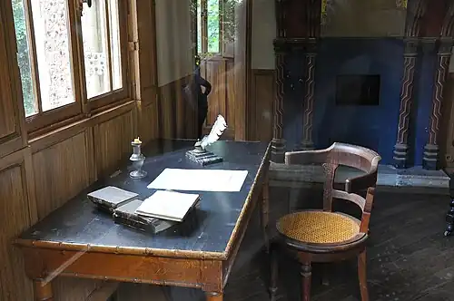Рабочее место Дюма в замке Иф