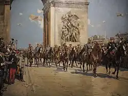 Парад победы в Париже 14 июля 1919 года. Музей армии (Париж).