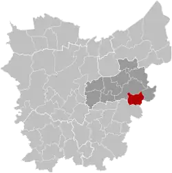 Расположение муниципалитета на карте провинции