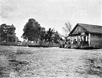 Рынок и костёл, 1897 г.