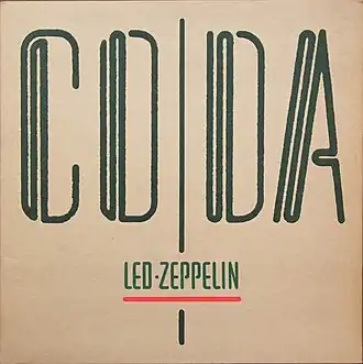 Обложка альбома Led Zeppelin «Coda» (1982)