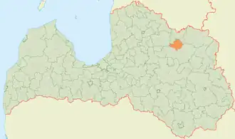 Леясциемская волость на карте