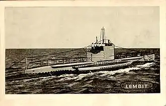 Лембит на довоенной эстонской открытке