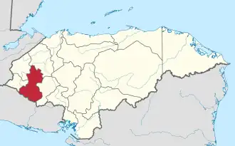 Лемпира на карте