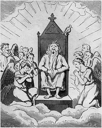 Иллюстрация из французского изданияLa Bible amusante