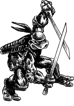 Леонардо в комиксах Mirage StudiosХудожники — Кевин Истмен и Питер Лэрд.