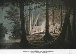 Ночлег в лесу по Охотскому тракту.