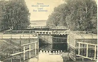 Шлюз в районе Лепеля
