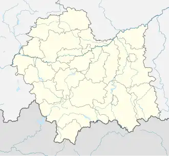 Краков на карте