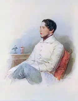 Портрет работы П.Ф. Соколова  1830-е годы.