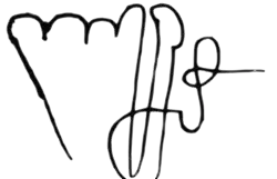 Изображение автографа