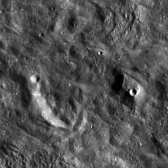 Снимок зонда Lunar Reconnaissance Orbiter.