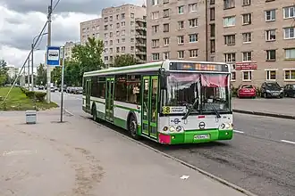 ЛиАЗ-5292.20 ООО «Шпунт-Северо-Запад» на улице Стойкости, социальный маршрут № 88, 2015 год