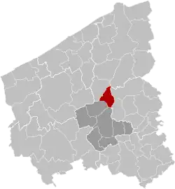 Расположение муниципалитета на карте провинции