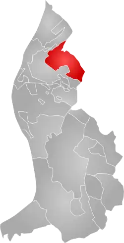 Маурен на карте