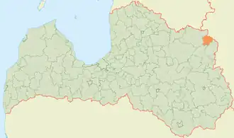 Лиепнинская волость на карте