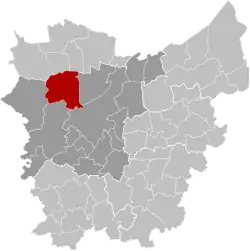 Расположение муниципалитета на карте провинции