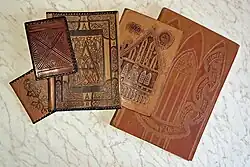 Кожаные обложки для книг и блокнотов, 1970—1980-е годы