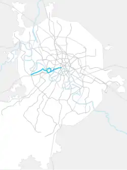 Схема линии на карте