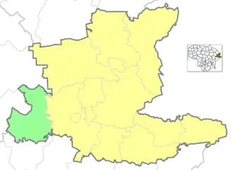 Линкмянское староство на карте