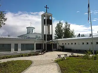 Троицкий храм и колокольня Линтульского монастыря