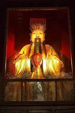 Император Лю Бэй в храме Ухоуцы