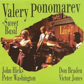Обложка альбома Валерия Пономарёва «Live at Sweet Basil» (1994)