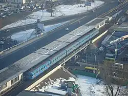 Вид станции с высоты