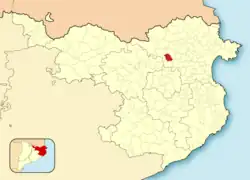 Расположение муниципалитета на карте провинции