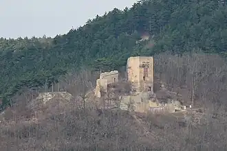 Руины Лобдебурга, вид с юга