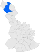 Расположение муниципалитета на карте провинции