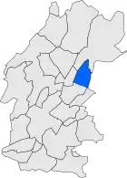 Расположение муниципалитета на карте провинции
