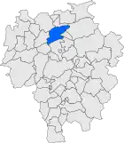 Расположение муниципалитета на карте провинции