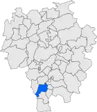Расположение муниципалитета на карте провинции