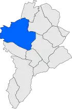 Расположение муниципалитета на карте провинции