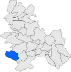 Расположение муниципалитета на карте провинции