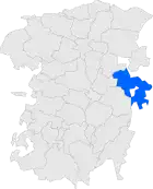 Расположение муниципалитета на карте провинции