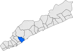 Расположение муниципалитета на карте провинции