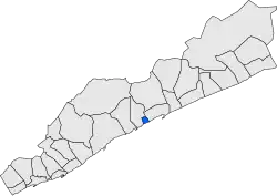 Расположение муниципалитета на карте провинции