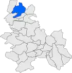 Расположение муниципалитета на карте провинции