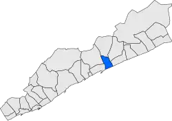 Расположение муниципалитета на карте провинции